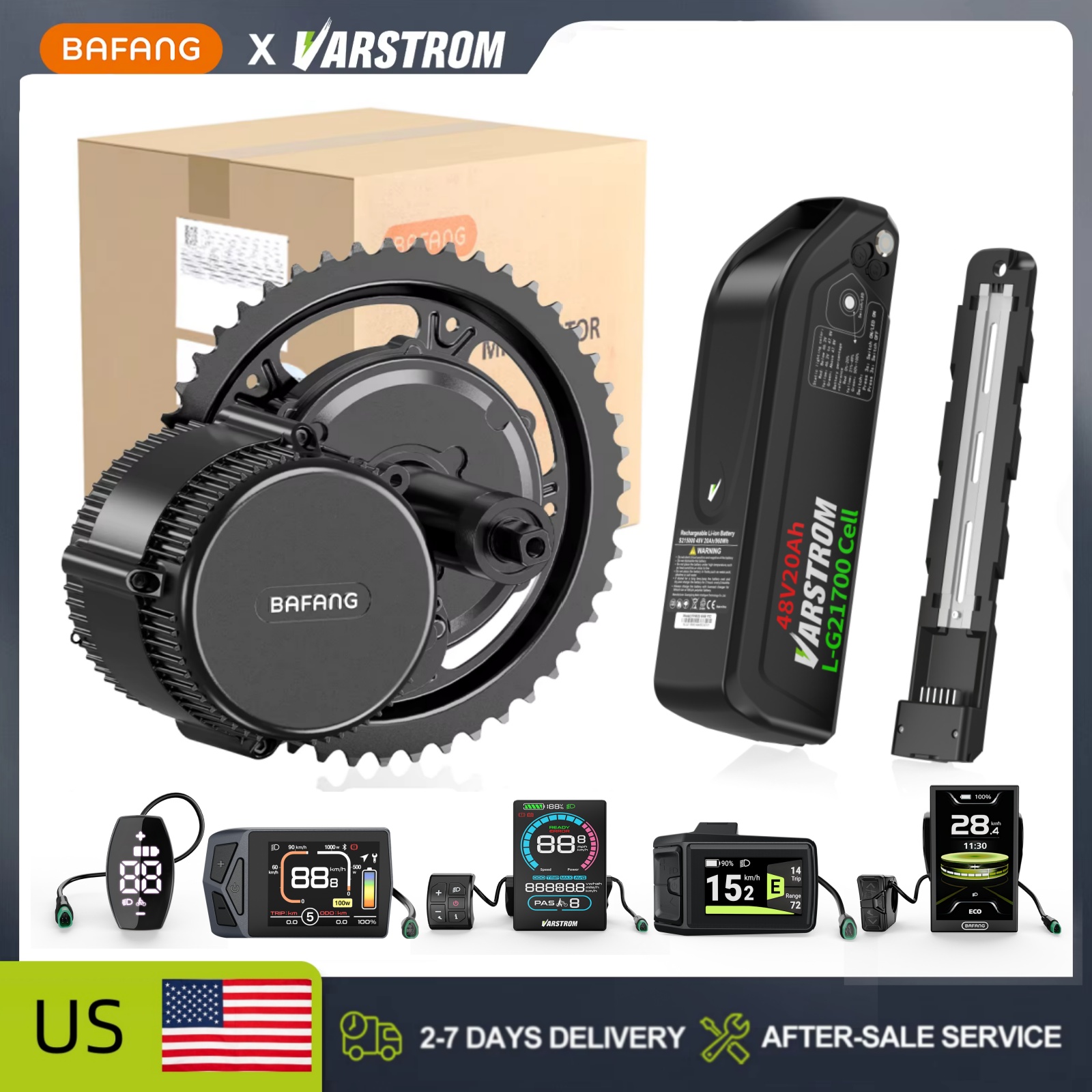 [Stock US] Kits de conversion  - Bafang Bbshd 1000W Conversion Kit avis et prix
