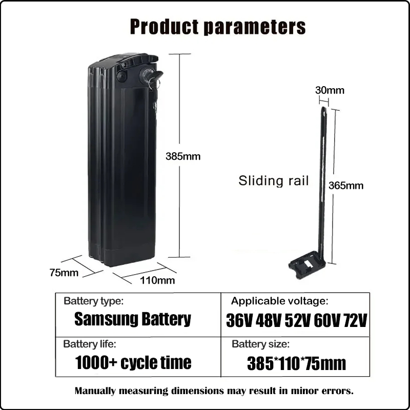 Batterie de vélo électrique 36 - Electric Bicycle Battery 72V 30Ah avis et prix