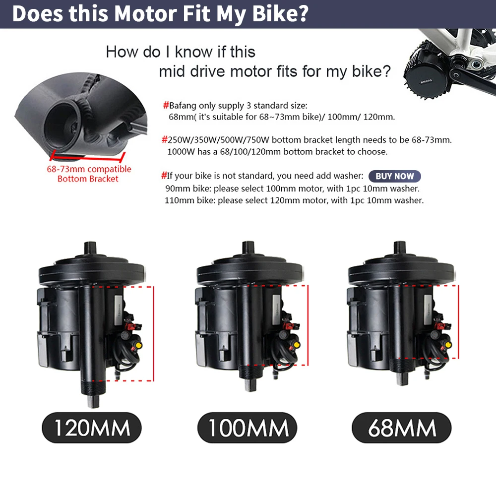 Kit de conversion de vélo élec - Bafang Bbshd 1000W Conversion Kit avis et prix